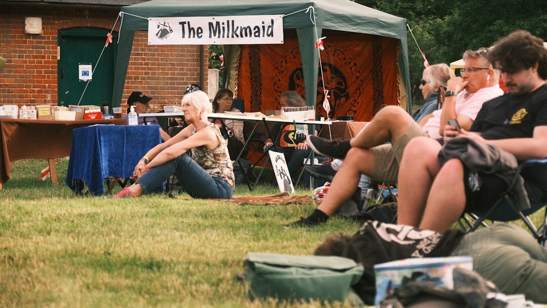 seniors at outdoor concert