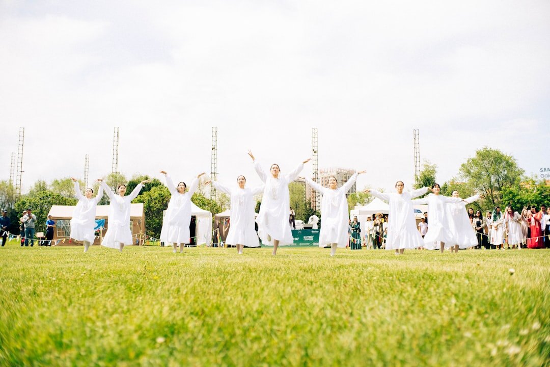 seniors enjoying summer festival